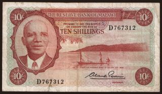 10 shillings, 1964