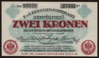 Kenyérmező, 2 Kronen, 1916