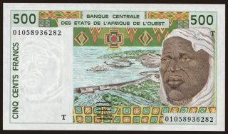 Togo, 500 francs, 2001