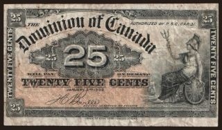 25 cents, 1900