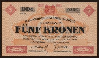 Somorja, 5 Kronen, 1916
