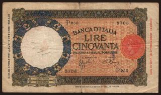 50 lire, 1937