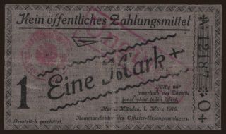 Hannoversch Münden, 1 Mark, 1916