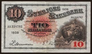 10 kronor, 1938