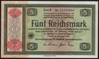 5 Reichsmark, 1934