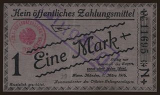 Hannoversch Münden, 1 Mark, 1916