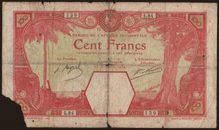 100 francs, 1924