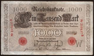 1000 Mark, 1906