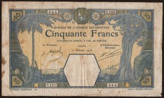 50 francs, 1926