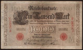 1000 Mark, 1908