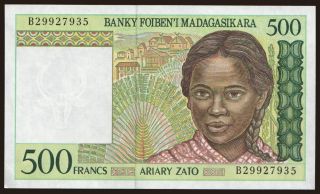 500 francs, 1994