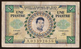 1 piastre, 1953