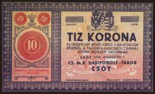Csót, 10 Kronen, 1916