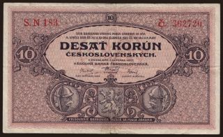 10 korun, 1927