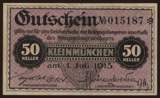 Kleinmünchen, 50 Heller, 1915