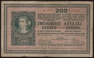 200 korona, 1918