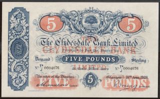 Clydesdale Bank, 5 pounds, 1928
