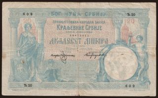 20 dinara, 1905