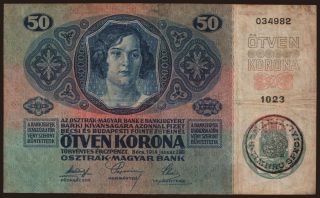 50 coroane, 1914(19)