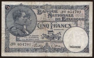 5 francs, 1938