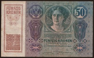 50 Kronen, 1914