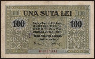 100 lei, 1917