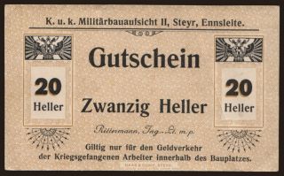 Steyr, 20 Heller, 191?