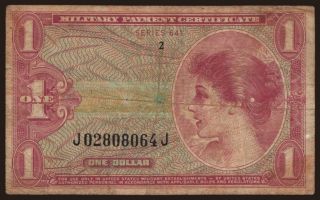 MPC, 1 dollar, 1965