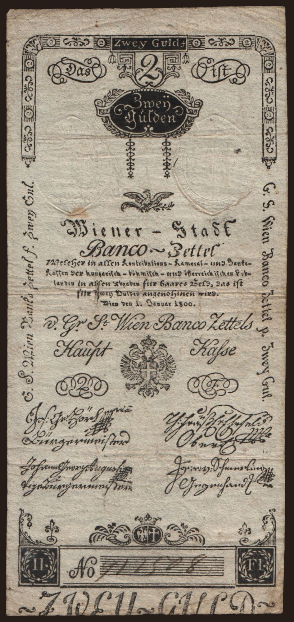 2 Gulden, 1800