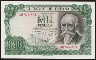 1000 pesetas, 1974