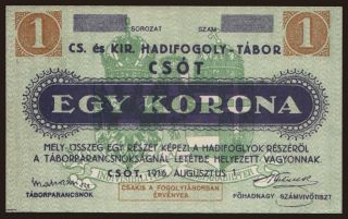 Csót, 1 Krone, 1916
