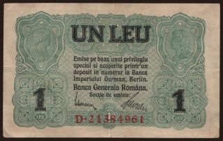 1 leu, 1917