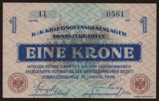 Dunaszerdahely, 1 Krone, 1916
