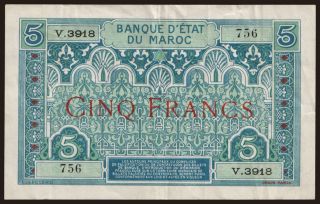 5 francs, 1924