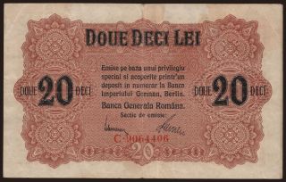 20 lei, 1917