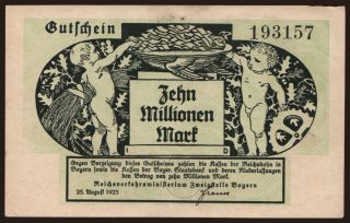 München, 10.000.000 Mark, 1923