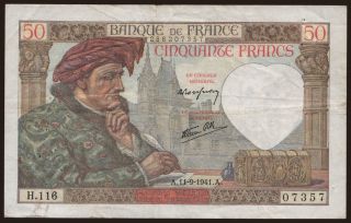 50 francs, 1941