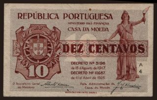 10 centavos, 1917