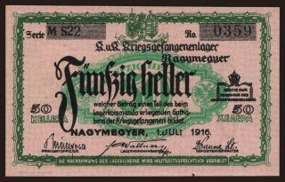 Nagymegyer, 50 Heller, 1916
