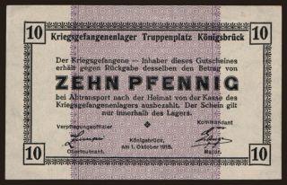 Königsbrück, 10 Pfennig, 1915