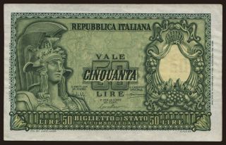 50 lire, 1951