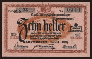 Nagymegyer, 10 Heller, 1916