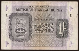 British Military Authority, 1 shilling, 1943
