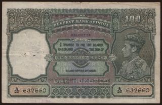 100 rupees, 1943