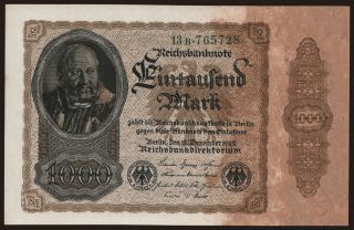 1000 Mark, 1922