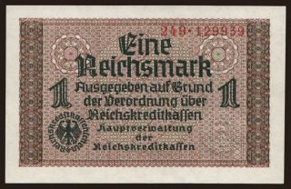 Reichskreditkassenschein, 1 Reichsmark, 1939