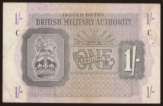 British Military Authority, 1 shilling, 1943