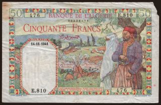 50 francs, 1941