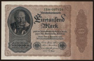 1000 Mark, 1922