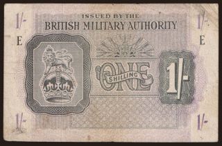 British Military Authority, 1 shilling, 1943